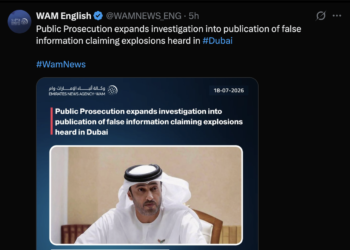 UAE Continues Probe Into False Reports Claiming Explosions in Dubai